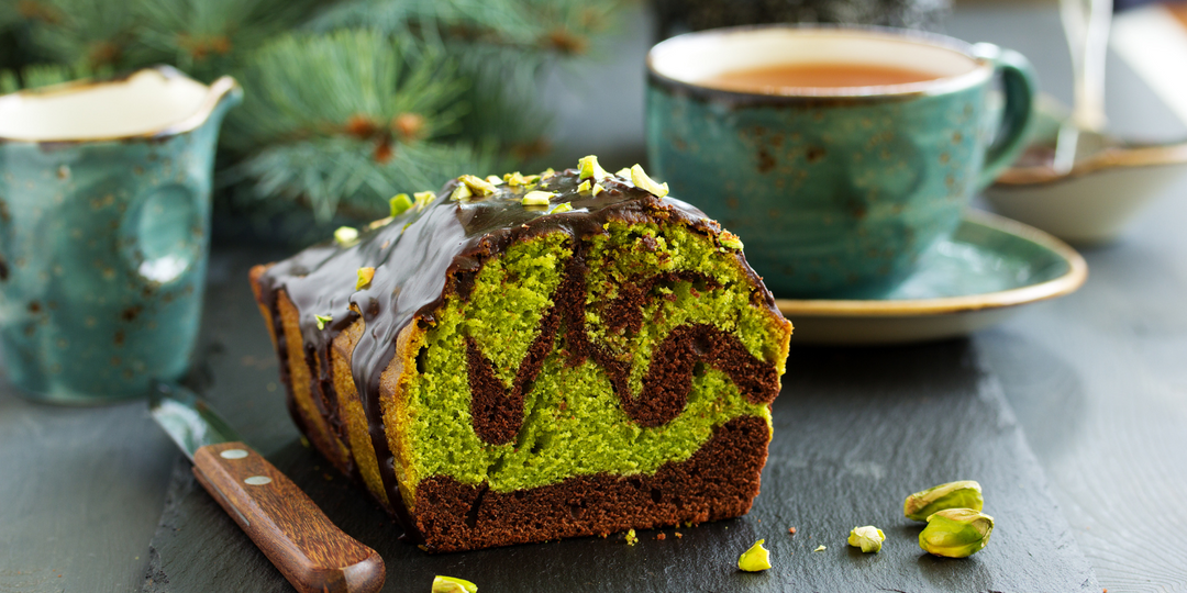 Pistachio Vanilla cake